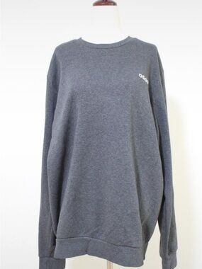 adidas Men's Dark Gray Crewneck Sweatshirt